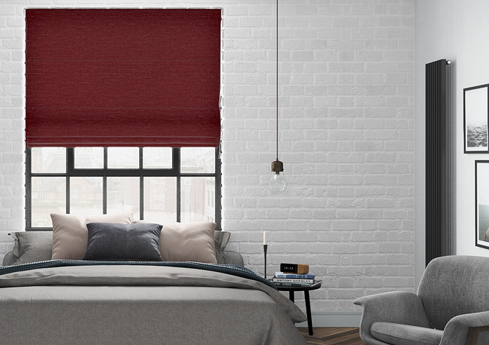 Maurice, Raspberry - Roman Blind - Image 3